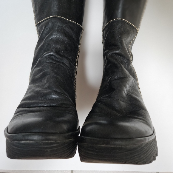 Fly London Yust Brown Boots Size 39 US 8-8.5 - Picture 10 of 11